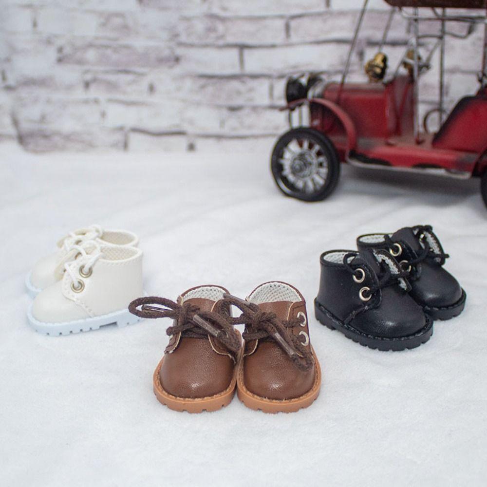 Casual Wear Clothes Accessories Fashion Doll Leather Shoes Short Boots 20cm Cotton Doll/1/12 Dolls