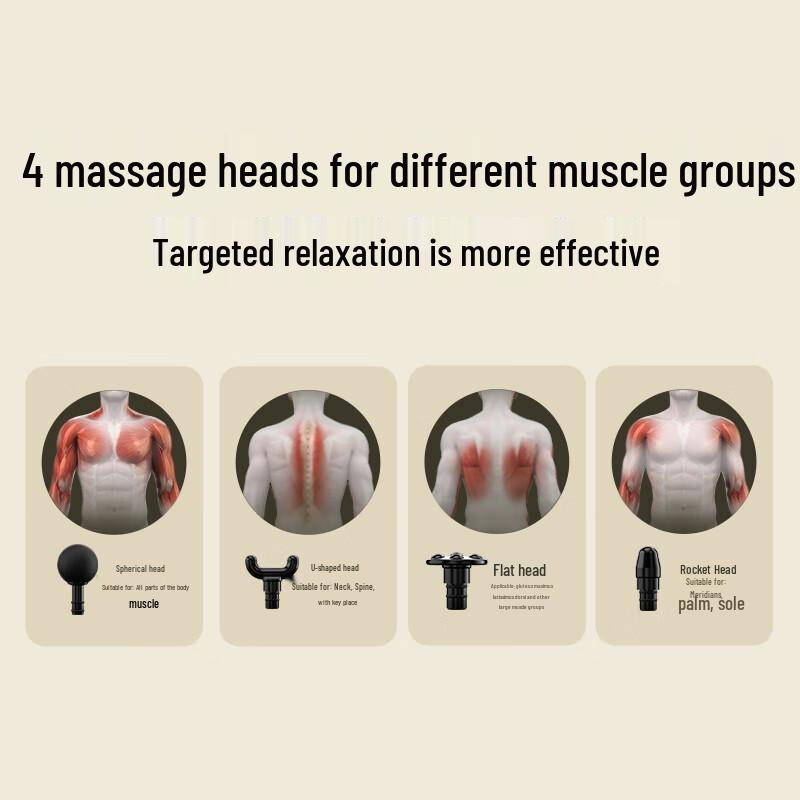 SKG Professional Fitness Fascia Massage Gun F3-2 CN plug (adapter included)