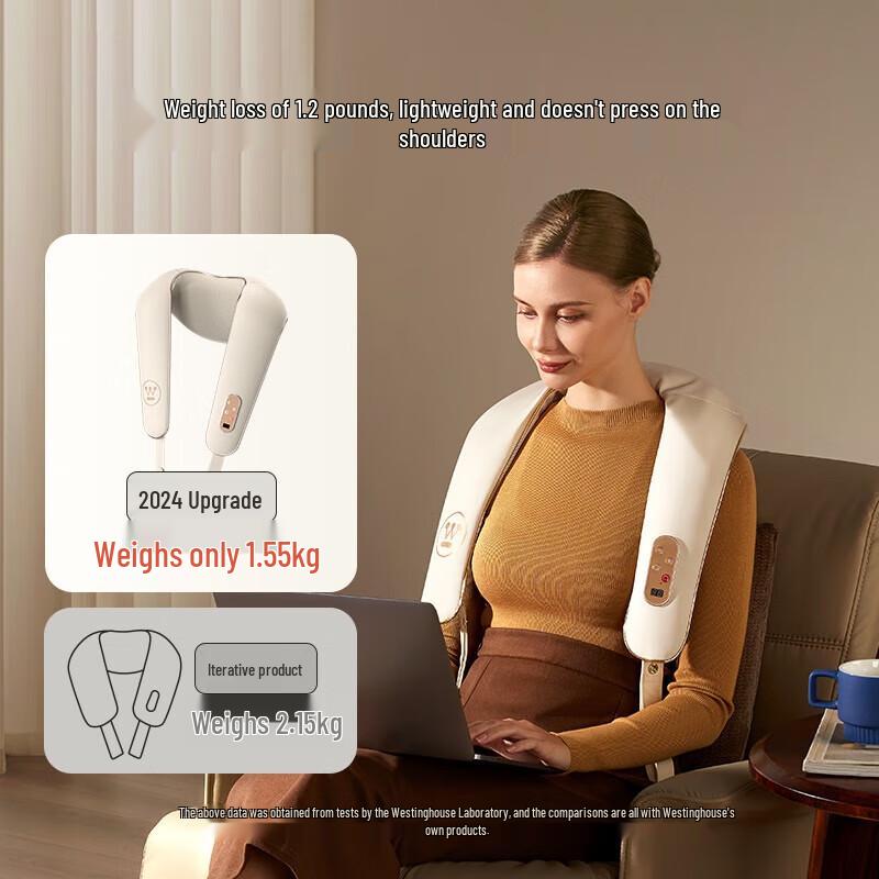 Westinghouse Heated Shoulder and Back Massage Shawl CN plug (adapter included)