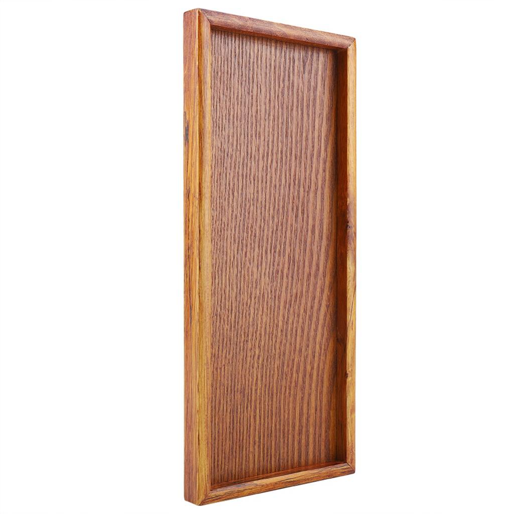 Прямоугольный деревянный поднос для чая, сервировочный стол, тарелка, блюдо для хранения закусок, блюдо для домашнего отеля