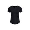 Vanish Elite Vent Solid Color Fitted Training Breathable Short Sleeve T-Shirt Women Tops Black 1383638-001