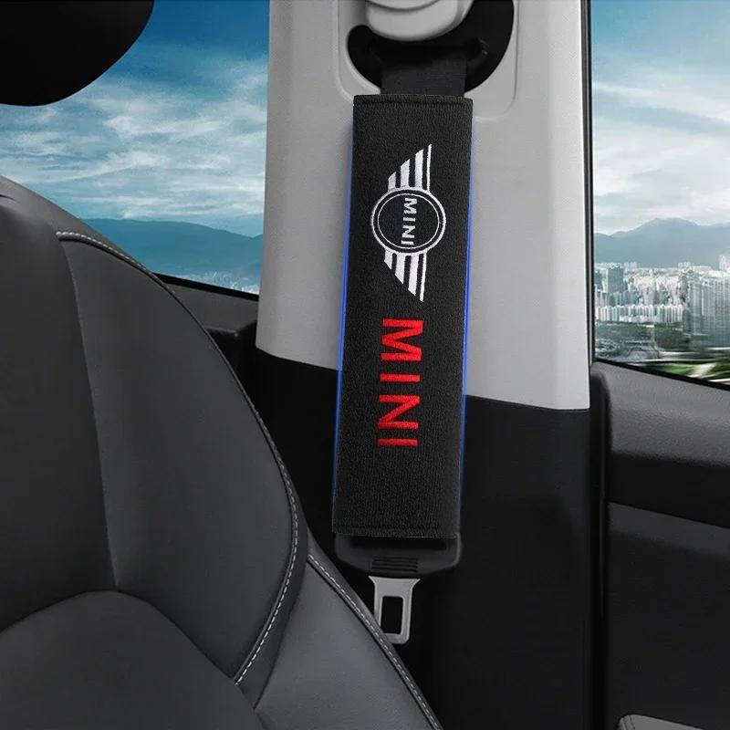 R56 R60 Cotton Car Seat Belt Safety Belt Shoulder Protector Cover For BMW Mini Cooper R56 R50 R53 F56 R60 2011 2012 2013 2018 20