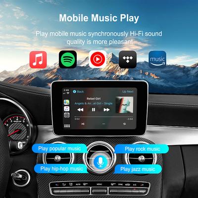 Новый беспроводной CarPlay Android Auto для системы Mercedes NTG 5.0 2015-2018 годов выпуска. Поддержка CarPlay, Android Auto, Mirror Link, USB-накопителя.