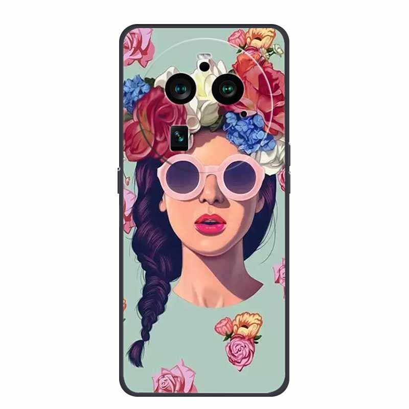 For OPPO Find X6 Pro Cases Fashion Soft Silicone Phone Covers For OPPO Find X6 5G Back Case Fundas Coque Bumper Find X6 X6Pro 5G