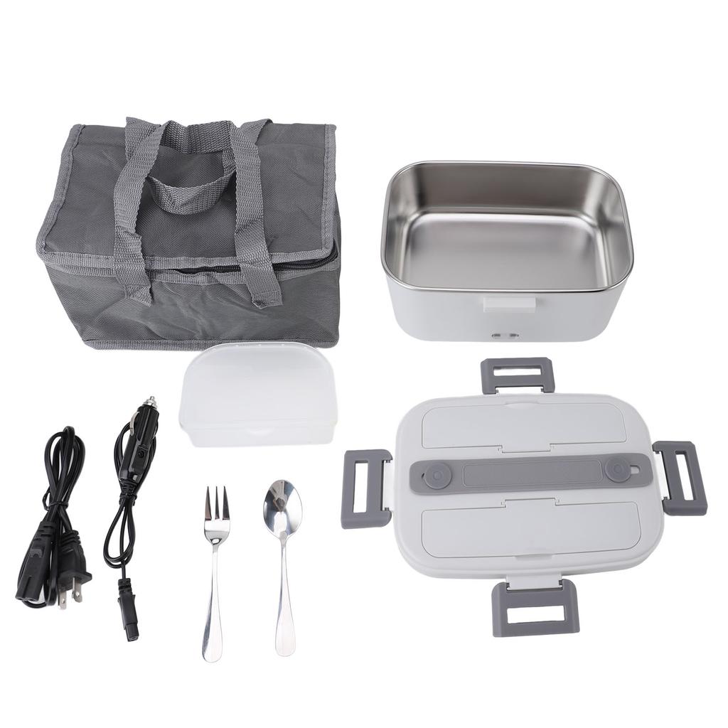 Electric Lunch Box 1.8L 360 Degree Circulation Heating SUS304 Liner Dishwasher Safe Portable Heated