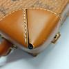 [Pre-Owned] Berlin Small Cognac Coated Canvas Printed Crossbody Bag - Very Good #1QUQTLN