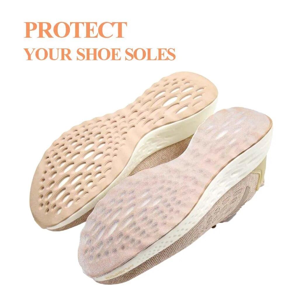 Наклейка на подошву для спортивных кроссовок, противоскользящая лента, прозрачная самоклеящаяся мужская и женская обувь, ручка для заземления, защитная подкладка для подошвы