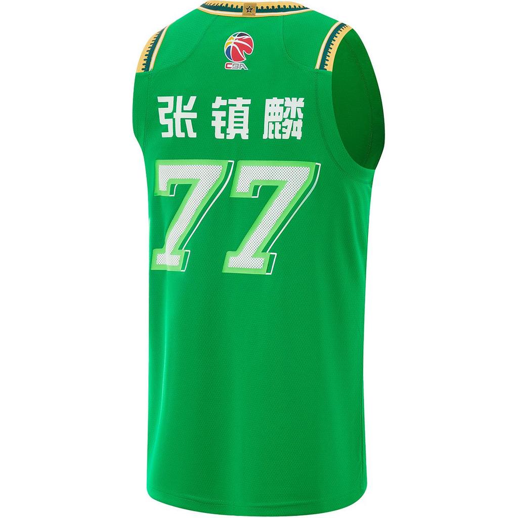 Баскетбольная форма Li Ning CBA Collection, шт. Чжэньлинь, размер 77, мужская, полевой зеленый, AAYU917-1