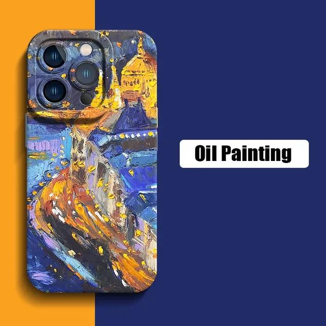 Чехол для телефона с изображением розового вишни Ван-Гога для iPhone 15 14 13 11 12 Pro Mini XR X XS Max 8 7 Plus