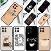 Чехол для Samsung Galaxy M20 M30s M33 M13 M23 M53 M15 M55 M31 M51 M14 M34 M54 M32 M52 с рисунком 'Любитель кофе и кофеина'