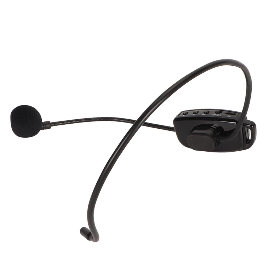 2.4G Беспроводная микрофонная гарнитура с шумоподавлением, стабильный беспроводной УВЧ микрофон-гарнитура для учителя, выступлений на открытой сцене