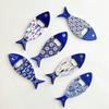 Retro Color Creative Fish Bottle Opener Bronzing Embossed Refrigerator Sticker Bottle Opener