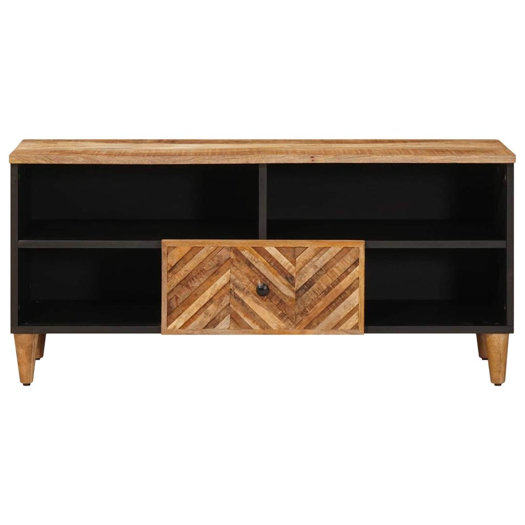 Storage Cabinet in Brown 100 x 33.5 x 46 cm Solid Mango Wood