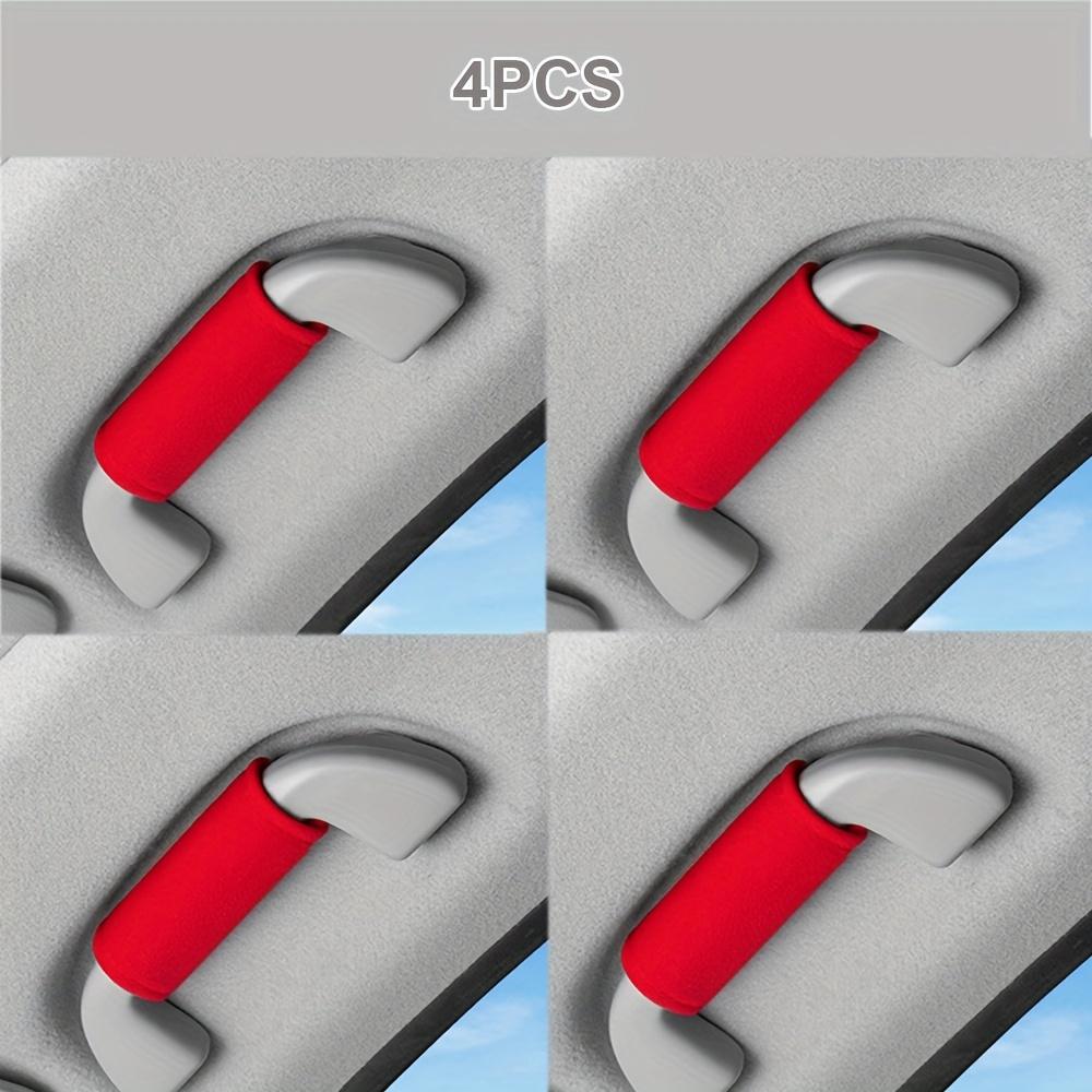4 шт. Мягкие чехлы на ручки для захвата в автомобиле, Защита ручек дверей автомобиля для украшения интерьера