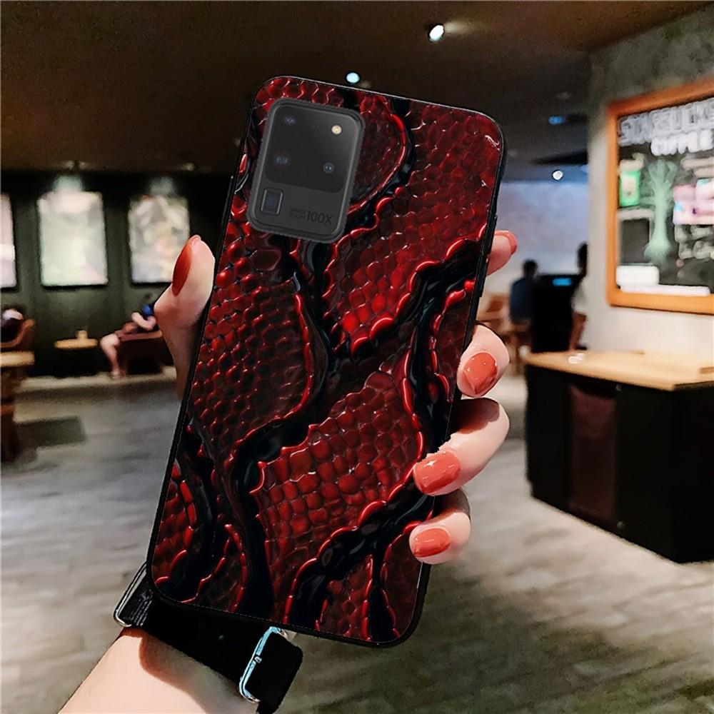Чехол для телефона под змеиную кожу для Samsung S 9 10 20 21 22 23 30 23 24 plus lite Ultra FE S10lite Fundas