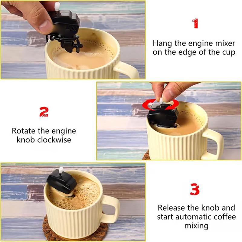 Boat Motor Coffee Stirrer, Boat Engine Coffee Stirrer, Boat Propeller Coffee Stirrer, Wind Up Boat Motor Coffee Stirrer