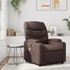 VidaXL Reclining Massage Armchair, Relaxation Chair with Cup Holders, Seat with Backrest and Armrests Living Room, 372474