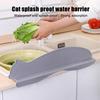 2Pcs Cartoon Cat Sink Splash Guard with Suction Cups Vegetable Washing Water Splash Protector Kitchen Countertop Kitten Anti-Splash Board