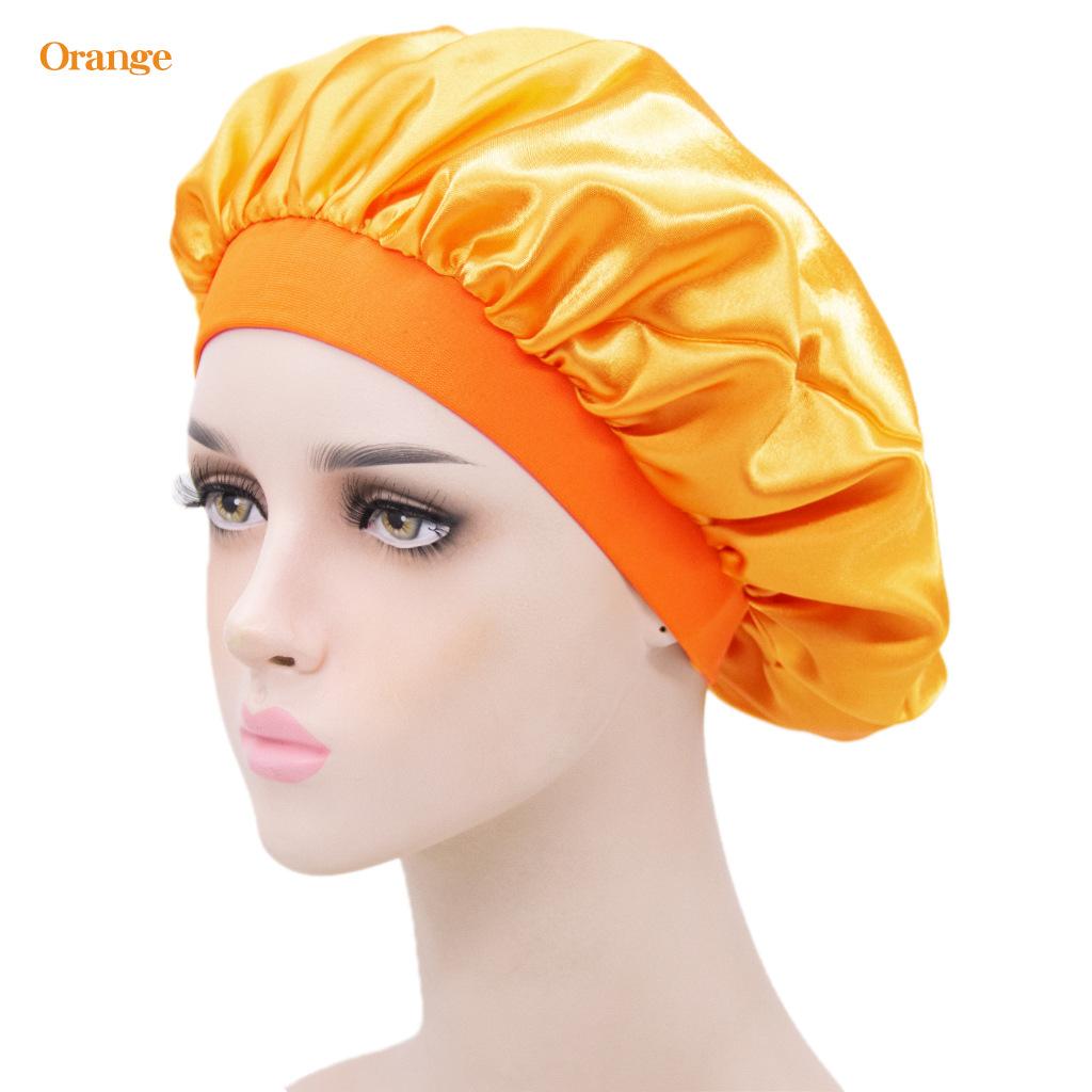 Cover Fashion Night Sleep Women Silk Bath Nightcap Hair Cap Shower Caps Sleeping Hat Satin Bonnet