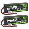 Аккумулятор OVONIC 7.4V LiPo 5200mAh 2S 50C литий-полимерный с разъемом Deans T для различных радиоуправляемых автомобилей, CE, MSDS, UN38.3, RoHS, ISO9001, ISO14001 (Набор из