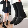 Women Ankle Boots Pointed Toe Heeled Boots Designer Dress Elegant Pumps Winter Warm Non Slip Woman Botas 2025 Zapatillas Female