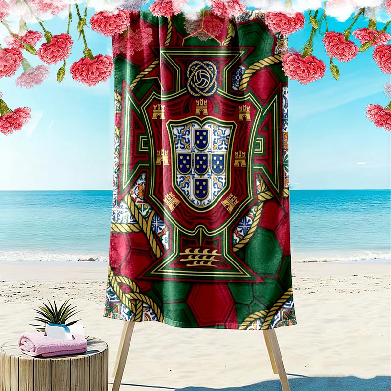 Royal Heraldry Celtic Artistry beach towel beach Beach towel for vacation photos swim seaside quick-drying swim towel Outdoor picnic beach mat beach