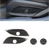 Для Mercedes des Benz EC GLC GLS Class W212 W205 текстура из углеродного волокна, 2 шт., кнопка регулировки сиденья в салоне автомобиля, панель переключателя