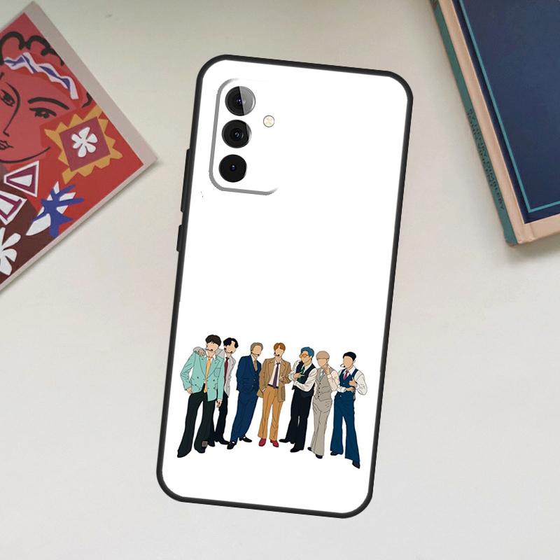 Корейская мода K-pop группа Для Samsung Galaxy A33 A53 A13 A23 A52 A32 A22 A12 A51 A71 A15 A25 A14 A34 A54 Чехол для телефона