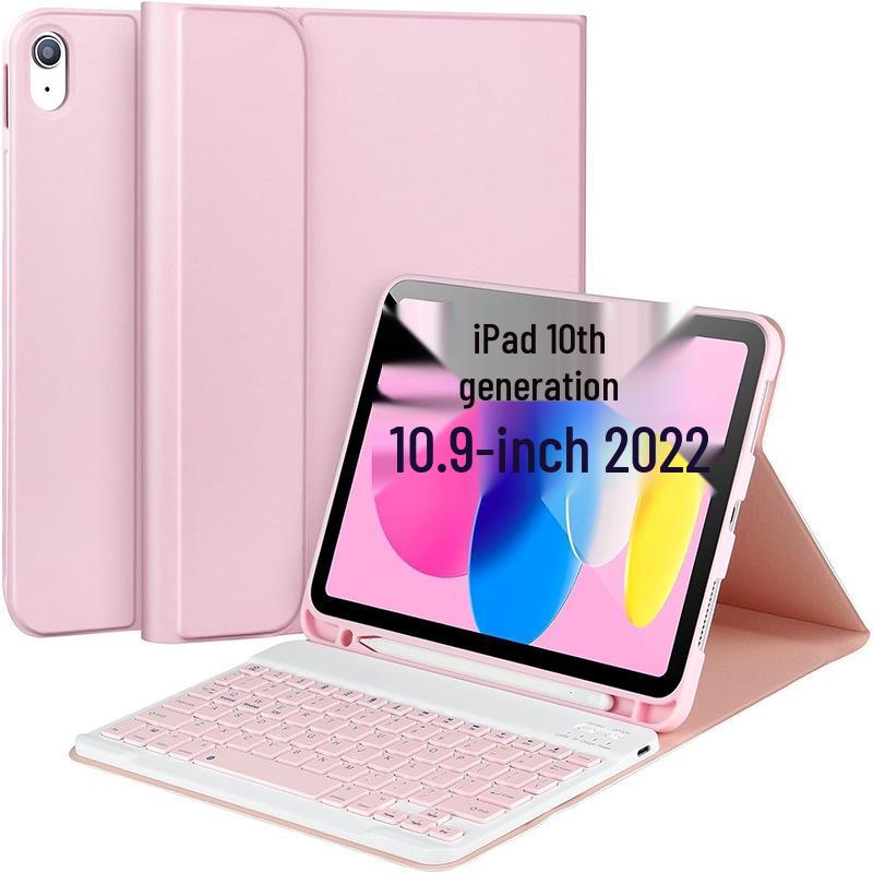 2025 iPad 11 (А16) Защитный чехол с Bluetooth-клавиатурой и слотом для стилуса, Совместим с 10,2-дюймовым Air 6