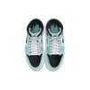Air Jordan 1 Mid Aqua Черные женские кроссовки Синие BQ6472-300