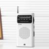 Полнодиапазонное карманное радио AM/FM, работающее от батареек, радио с указателем, 3,5 мм AUX, компактный радиоприемник, телескопическая антенна, радио для пожилых людей