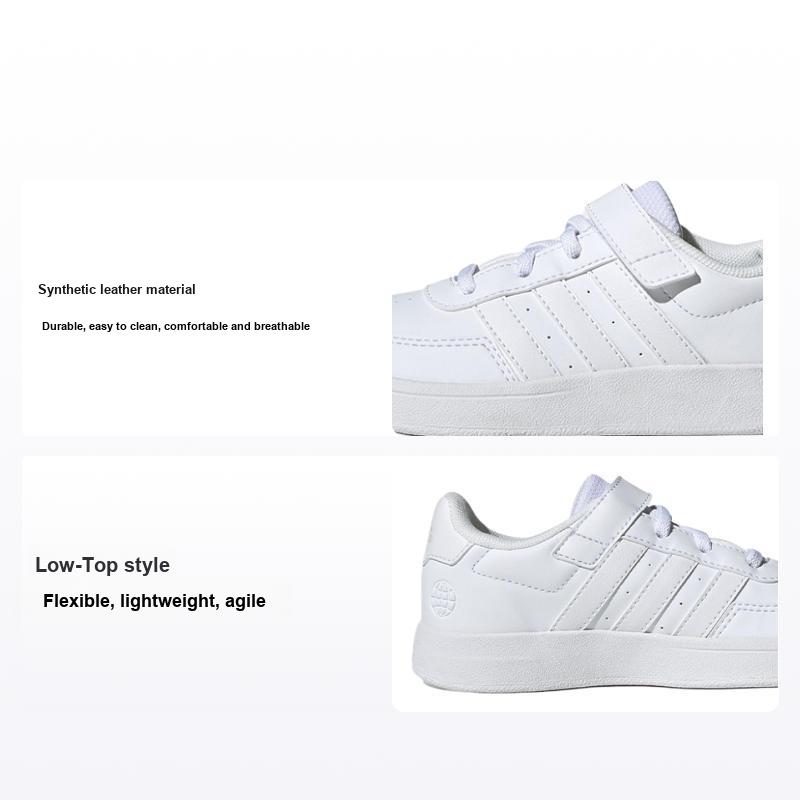 adidas Низкие кеды из синтетической кожи Neo Breaknet для скейтбординга Детские кроссовки Белые HP8969