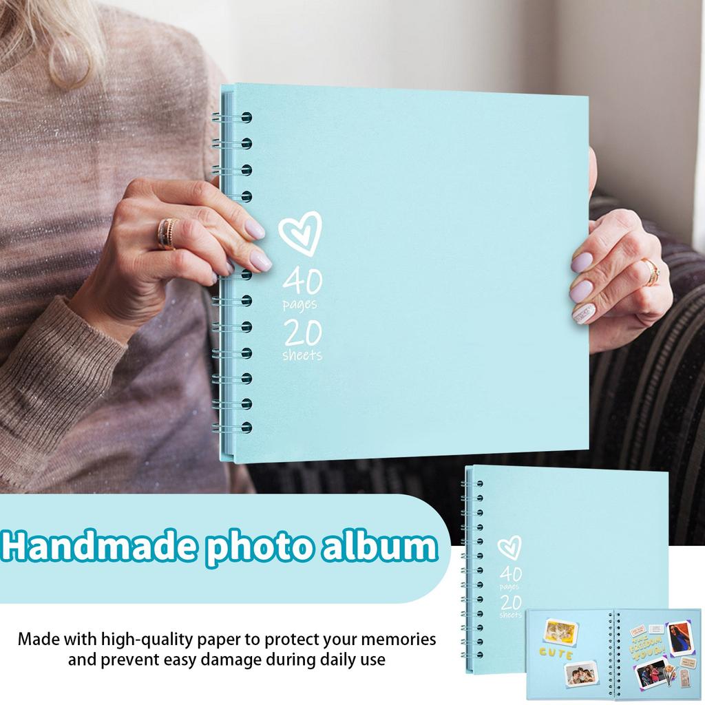 DIY Handmade Creative Photo Album Kraft Paper Scrapbook Wedding Decoration Commemorative Album Card Book