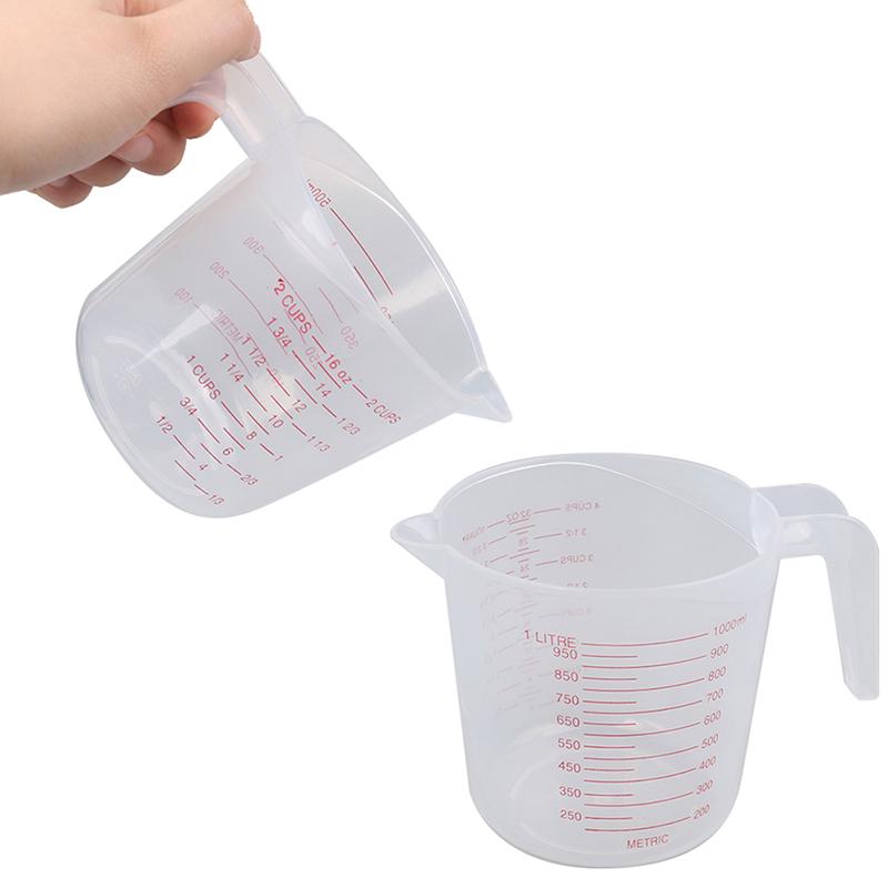 High Quality Plastic Measuring Jug Large Capacity Scale Cup 250/500/1000Ml
