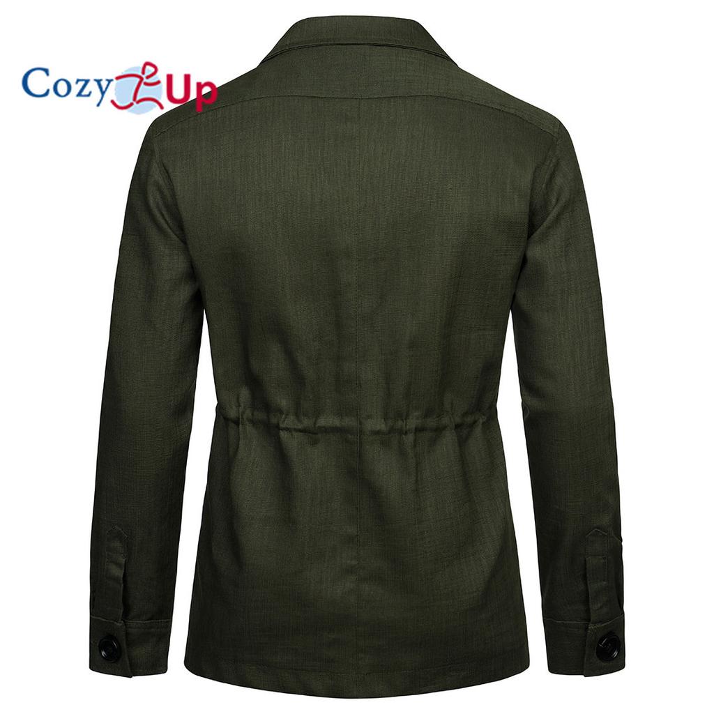Cozy Up Винтажные мужские куртки с несколькими карманами, пальто, уличная куртка-карго в стиле милитари Chaquetas, ветровка больших размеров, мужская одежда