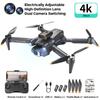 Remote Control Drone with Camera 4K Dual Camera 360 Degrees Infrared Obstacle Avoidance Brushless Motor