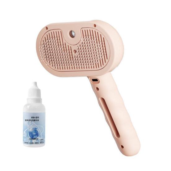 Паровая щетка для домашних животных, самоочищающаяся расческа для ухода за домашними животными с распылителем воды, перезаряжаемая паровая массажная щетка для удаления шерсти с кошек и собак