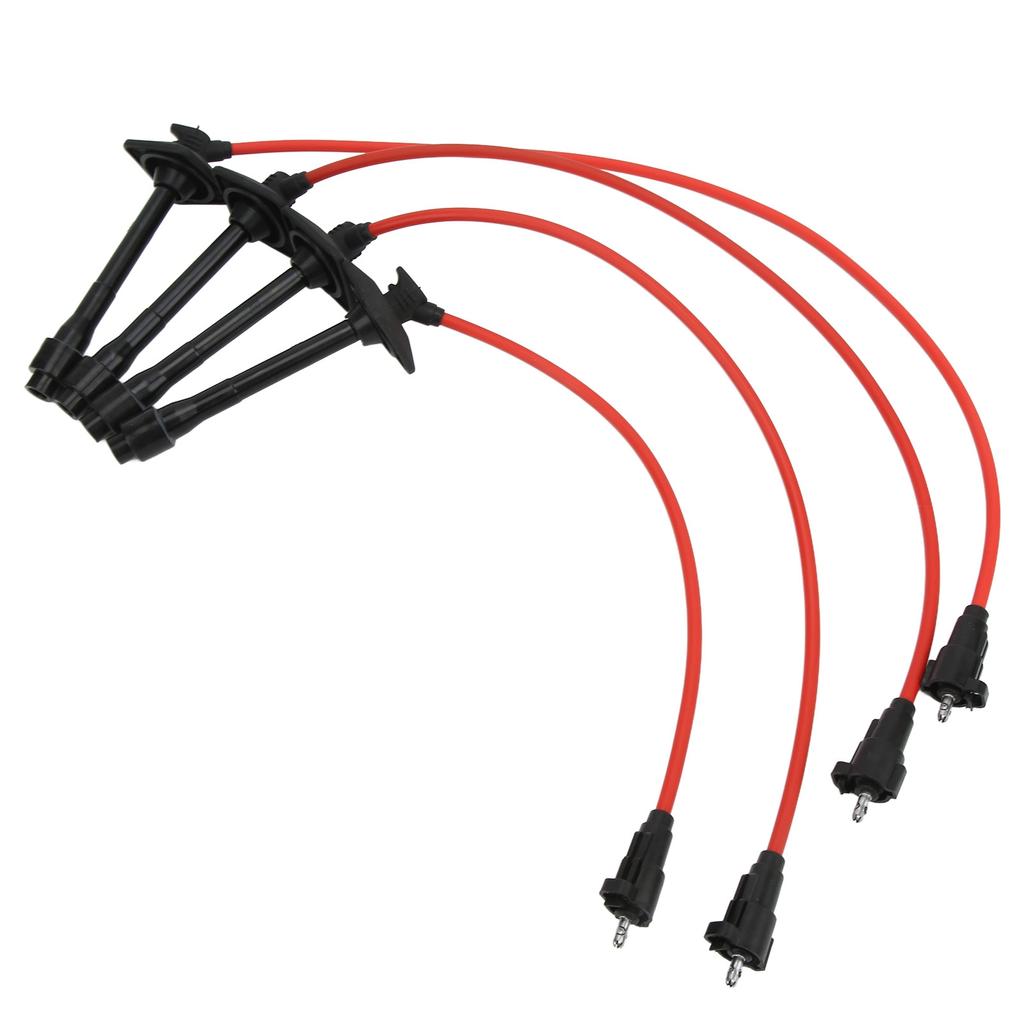 4Pcs Set Spark Plug Wire Set Ignition Cable Kit 90919‑22400 Replacement for Camry Solara L4 2.2L