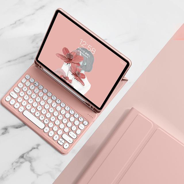 Чехол для iPad Mini 6, 2021, 8,3 дюйма, с магнитной клавиатурой, чехол для iPad Mini 4, 5, складной смарт-кожаный чехол, беспроводная клавиатура