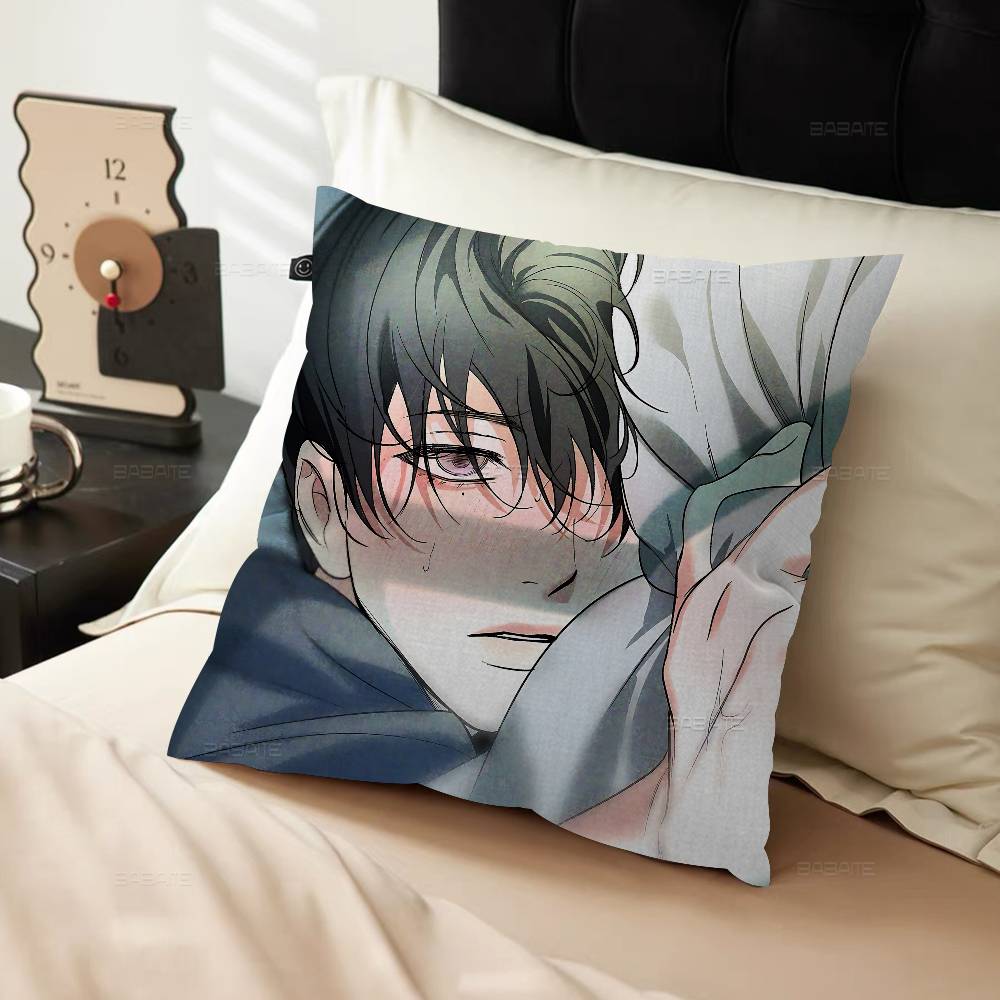 Подушка с принтом Bl Anime Чехол для подушки Дюймы Декор в деревенском стиле Домашние декоративные чехлы на подушки для дивана