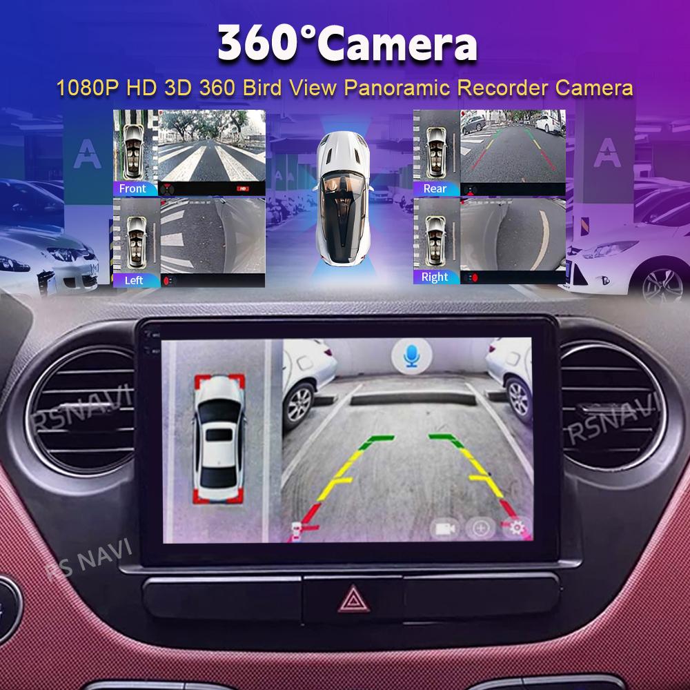 Autoradio multimédia 2DIN Android 16 pour Hyundai i10 2013-2018 LHD avec navigation et Carplay