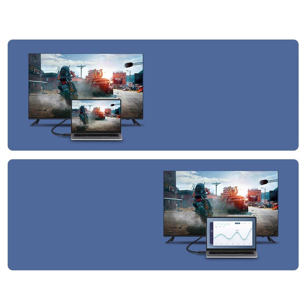 Baseus 3m HDMI 2.0 Cable - 4K 60Hz, 3D HDR, 18Gbps – Black (Model: CAKGQ-C01)