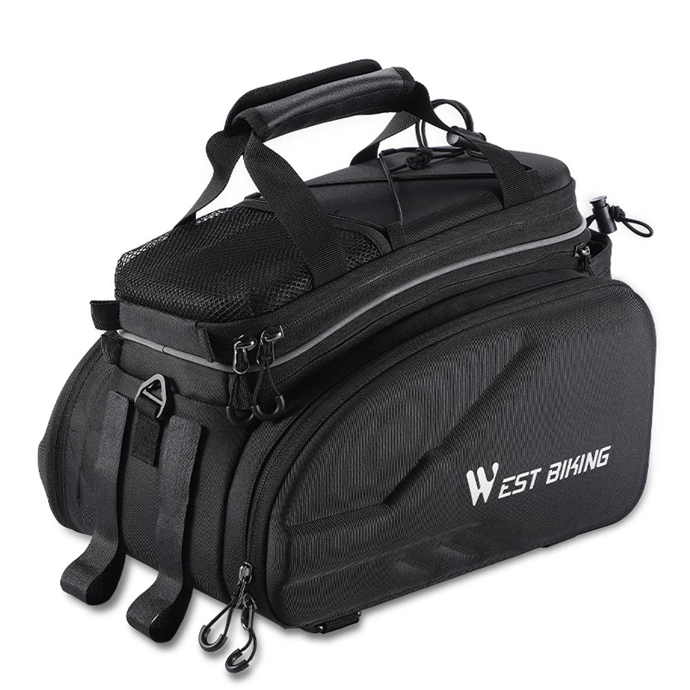 Expandable Large Capacity Bicycle Rear Rack Bag Outdoor TravelPack Portable Handbag Cycling Bike