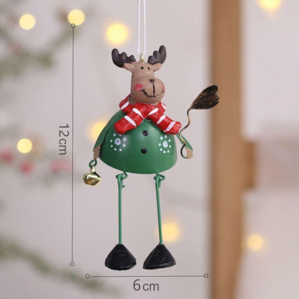Подвески на елку в виде снеговика/лося/Санта-Клауса, украшение для рождественской вечеринки