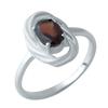 Серебряное кольцо с натуральным гранатом (1932780)