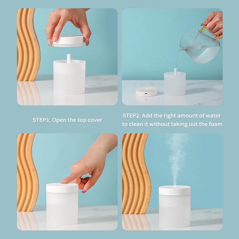 200 мл мини-увлажнитель воздуха портативный USB диффузор эфирного масла автомобильный диффузор для ароматерапии для дома спальня автомобильный увлажнитель с низким уровнем шума