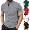 Men's Casual Short Sleeved Summer New Men's Sports Button Short Sleeved