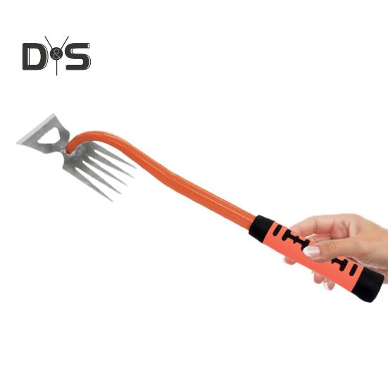 Ручной прополочник для садоводства, стальной прополочник с длинной ручкой, ручной инструмент для удаления сорняков для газона и сада