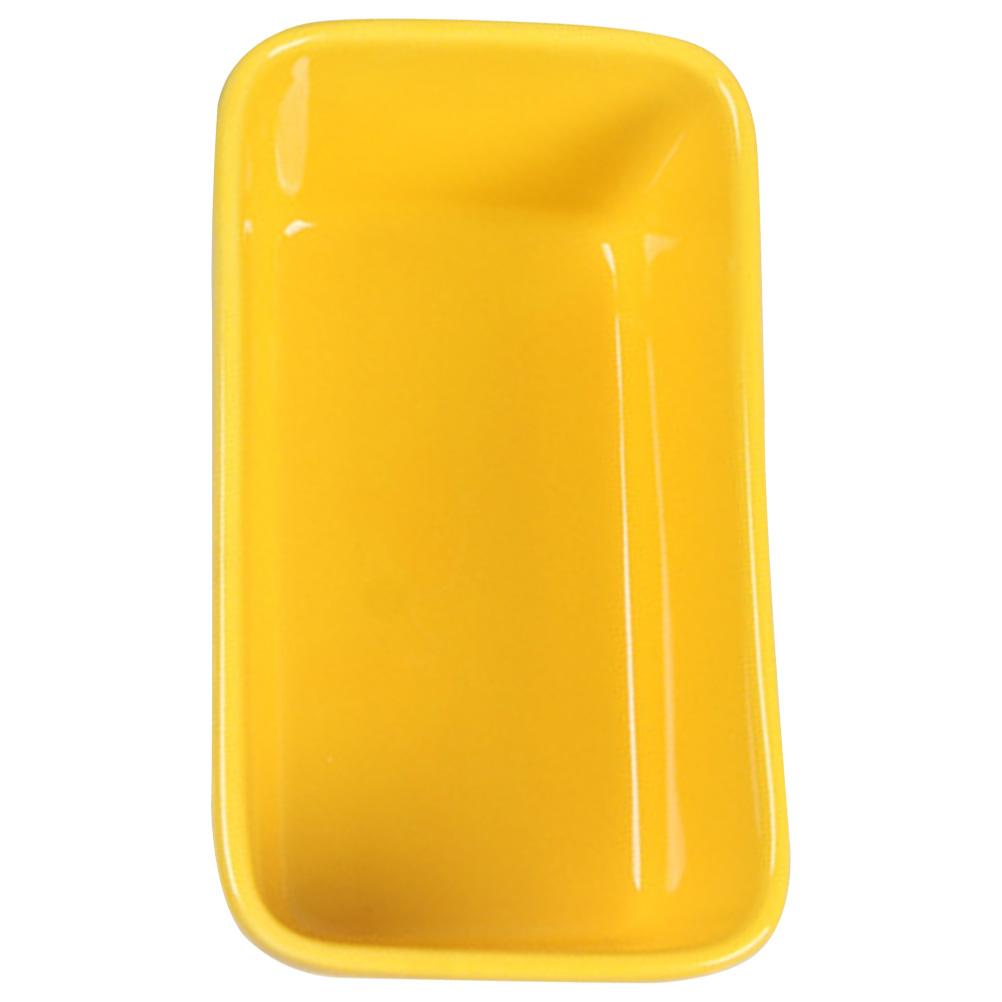 Масленка Прямоугольная Керамический Материал Безопасная Элегантная Многоцелевая Кухонное Использование Ручная Маслобойка