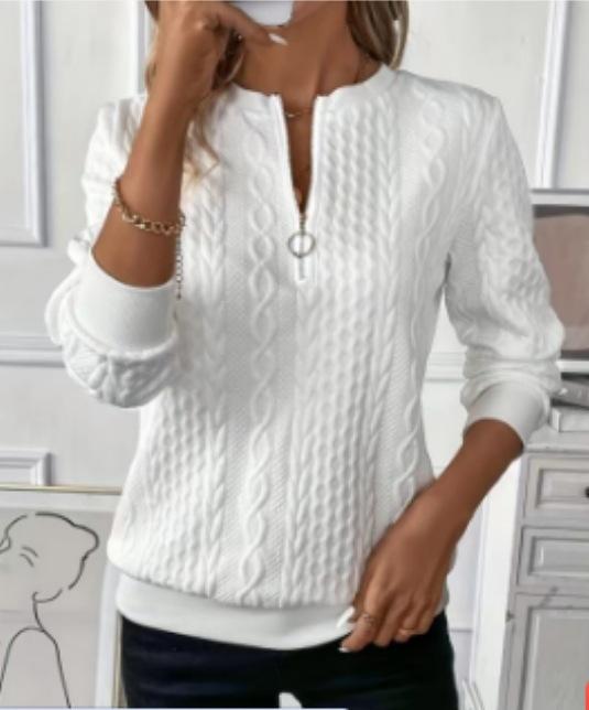 Женский пуловер на осень и зиму 2025 года, стеганый повседневный свитер «четыре в одном», свитер на молнии